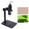 Digital Microscope 1600X Magnification, USB Digital Microscope with Adjustable LED Lights, Stand, for PC Phone Gem Appraisal, Plant Observation, ABS Material view 4