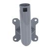 Hyuduo Heavy Duty Iron Wall Mount Bracket with Roof Mount Adapter for Wood, Brick, and Concrete Walls Strong Load Capacity view 2