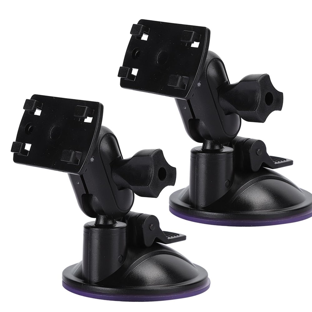 2Pcs Driving Recorder Stands, HD H3041 65mm Car Universal Support Car 360 Degree Adjustable Navigator Support Driving Recorder Suction Cup Bracket (Four-Claw Head)