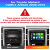 Car Radio Stereo for Toyota Alphard Vellfire ANH20 2008-2014, Android 13, 9" IPS Touch Screen Upgrade Dash Kit with CarPlay & Android Auto, GPS Navigation DSP SWC 5G WiFi Camera 4CORE 2+64GB view 2