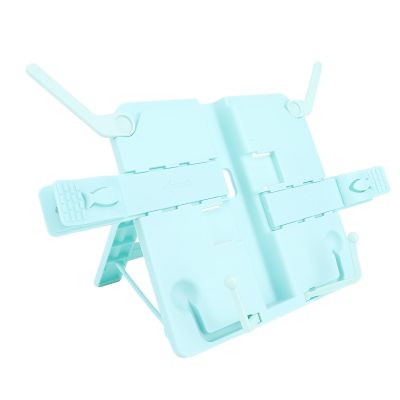Book Stand for Reading, Adjustable Angle Kids Student Reading Stand, Adjustable Reading Rack with Tablet Stand, Easy to Clean ABS Material