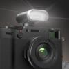 Yoidesu Camera Flash for GR3 for ZV1, 5600K Universal Hot Shoe On Camera Flash Mini Electronic Speedlight, Type C Rechargeable, 5600K Adjustable Brightness (Black) view 4