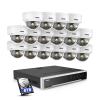 ANNKE 5MP Security Camera System, 16 Ports Expandable 32CH 12MP H.265+ NVR, 16x 3K PoE Wired IP Dome Cams with Mic, Spotlight Color Night Vision, IP67, AI Motion & 1CH Face Detection, 8TB Hard Drive view 1