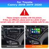 Car Radio Stereo for Toyota Camry 2018 2019 2020, Android 13, 10.1" IPS Touch Screen Upgrade Dash Kit with CarPlay & Android Auto, GPS Navigation DSP SWC 5G WiFi Camera 4CORE 1+32GB view 2