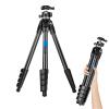 63.4inch Camera Tripod with 360 Panorama Ball Head, Lightweight Travel Outdoor DSLR Tripods, Professional Aluminum Camcorders Video Tripod Stand, Low Angle view 1