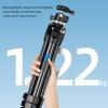 63.4inch Camera Tripod with 360 Panorama Ball Head, Lightweight Travel Outdoor DSLR Tripods, Professional Aluminum Camcorders Video Tripod Stand, Low Angle view 4