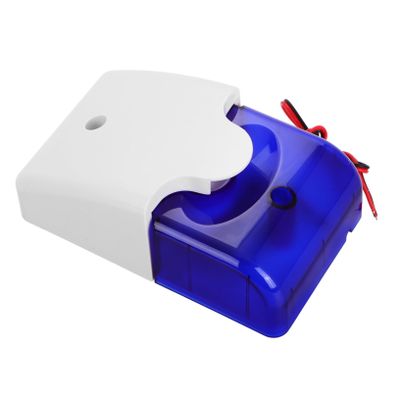 Balacoo 12v Sound Alarm Horn Speaker Weatherproof Siren Outdoor and Office Strobe Light Theft Prevention Home and Car Security