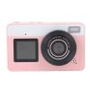 48MP 18X Zoom Underwater Camera with Front Rear Dual Screen, IP68 Rain Proof, for Diving, Students (Roseate) view 1