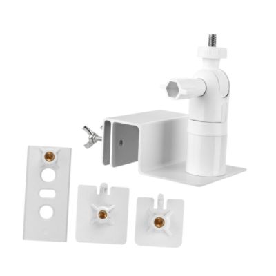 Aymzbd Security Camera Bracket Gutter Mounting Easy Installation Professional Sturdy Camera Holder Stand Adjustable Angle for Home, White
