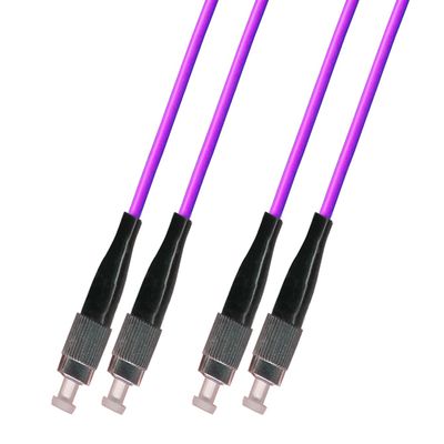 RiteAV 150M (492ft) OM4 40Gb FC to FC Fiber Optic Cable Duplex Multimode 50/125 Jumper 150 Meter Patch Cord