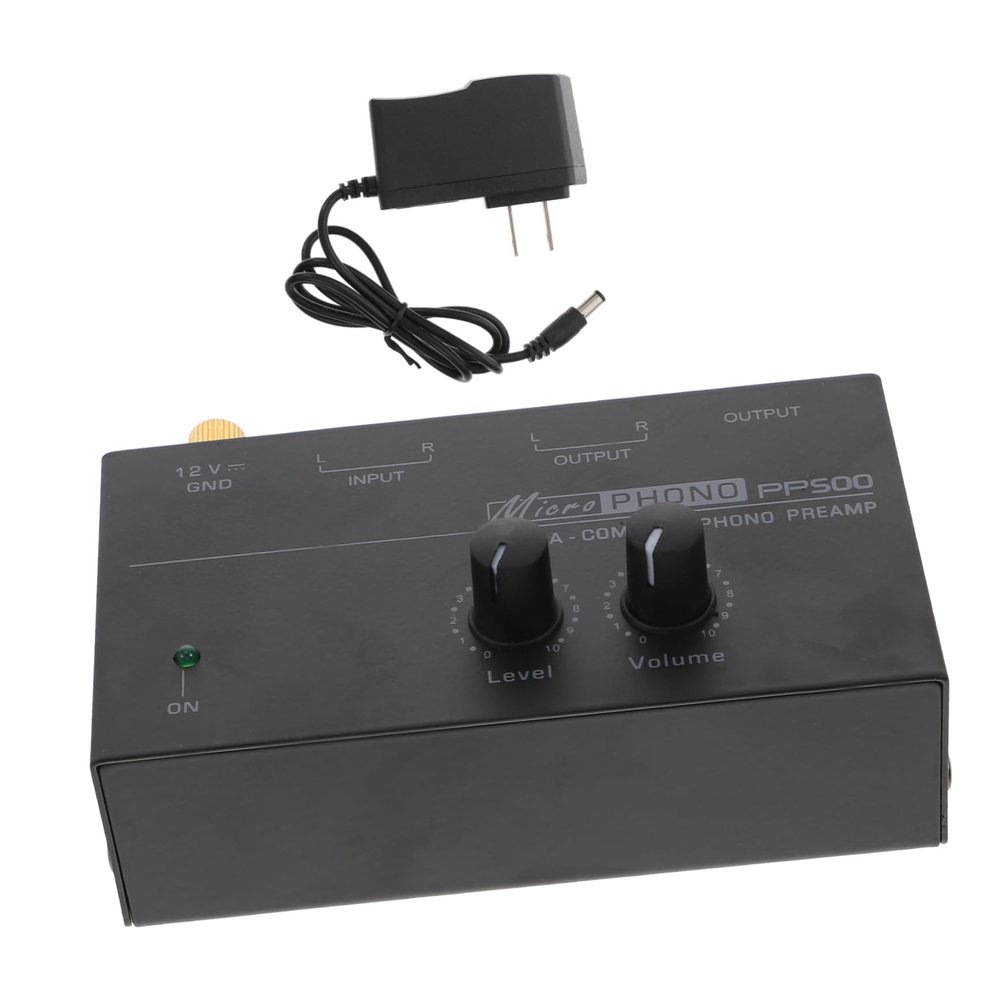 DIYEAH Turntable Preamp Tube Preamp for Record Player Stereo Preamplifier High Fidelity Us Plug