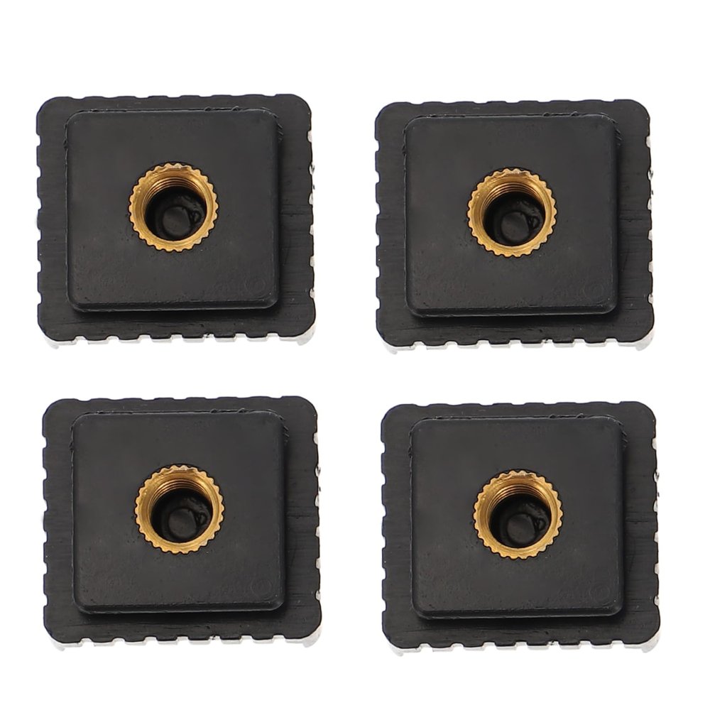HOMSFOU 4pcs Hot Shoe Mount Bracket Thread Quick Release Flash Stand Adapter for DSLR Camera and Led Light and Construction
