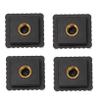 HOMSFOU 4pcs Hot Shoe Mount Bracket Thread Quick Release Flash Stand Adapter for DSLR Camera and Led Light and Construction view 1