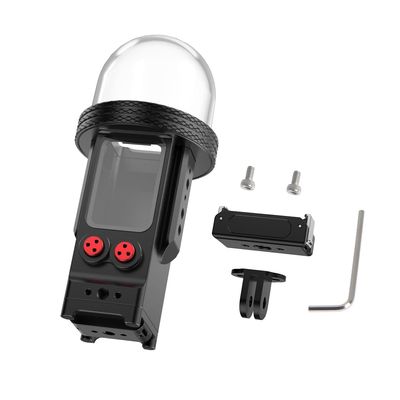 FEICHAO 80m Diving Shell Underwater Waterproof Housing Case with Quick Release Magnetic Base Compatible with Osmo Pocket 3 (with Magnetic Base)