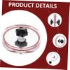 NUOBESTY Acrylic Record Label Saver Clamp with Waterproof Protection for Vinyl Records for Music Enthusiasts view 3