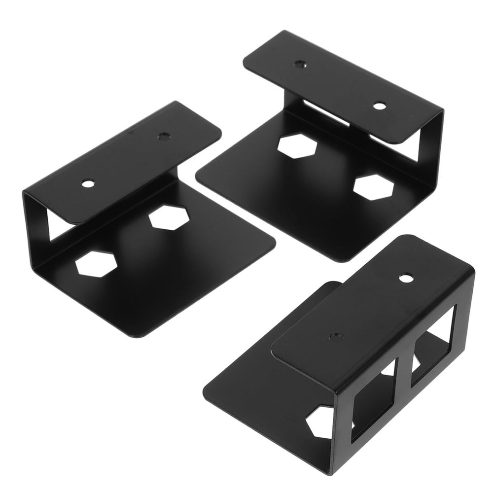 DIYEAH Under-Desk Laptop Mount Sturdy Metal Laptop Support Screw for Keyboard Cable Box Network Switch