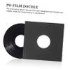 JECOMPRIS 10pcs Vinyl Record Sleeves Anti-Static Inner Vinyl Storage Pouches Brown Kraft Paper PO Film Dust-Proof and Anti-Static for Home and Office view 2