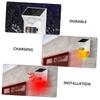 Artibetter Infrared Solar Infrared Alarm Driveway Alarm Solar-Powered Outdoor Home Security Automatic Charging Loud Speaker view 2