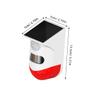 Artibetter Infrared Solar Infrared Alarm Driveway Alarm Solar-Powered Outdoor Home Security Automatic Charging Loud Speaker view 4