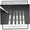 Angoily 5pcs Stainless Steel Mobile Phone CPU Motherboard Repair Scraper Tools for Efficient Disassembly and Opening of Devices view 2
