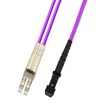 RiteAV 200M (656ft) OM4 40Gb LC to MTRJ Fiber Optic Cable Duplex Multimode 50/125 Jumper 200 Meter Patch Cord