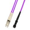 RiteAV 200M (656ft) OM4 40Gb LC to MTRJ Fiber Optic Cable Duplex Multimode 50/125 Jumper 200 Meter Patch Cord view 1