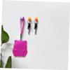 DIYEAH 8pcs Desktop Wire Organizers Self-Adhesive Cable Wrappers Cartoon Practical Cords Holder for Chargers and Headphones for Use view 2