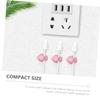 DIYEAH 8pcs Desktop Wire Organizers Self-Adhesive Cable Wrappers Cartoon Practical Cords Holder for Chargers and Headphones for Use view 4