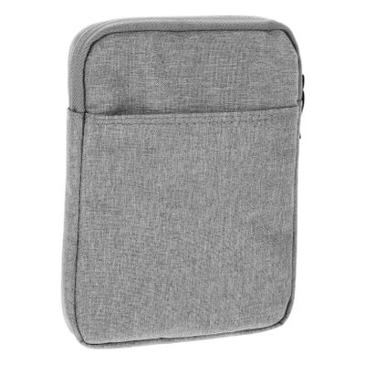 KALLORY Ebook Reader Carrying Bag Sleeve for E-Reader Protective Inner Case for E-Book Simple Grey Design for Travel and Everyday Use