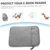 KALLORY Ebook Reader Carrying Bag Sleeve for E-Reader Protective Inner Case for E-Book Simple Grey Design for Travel and Everyday Use view 2