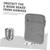 KALLORY Ebook Reader Carrying Bag Sleeve for E-Reader Protective Inner Case for E-Book Simple Grey Design for Travel and Everyday Use view 3