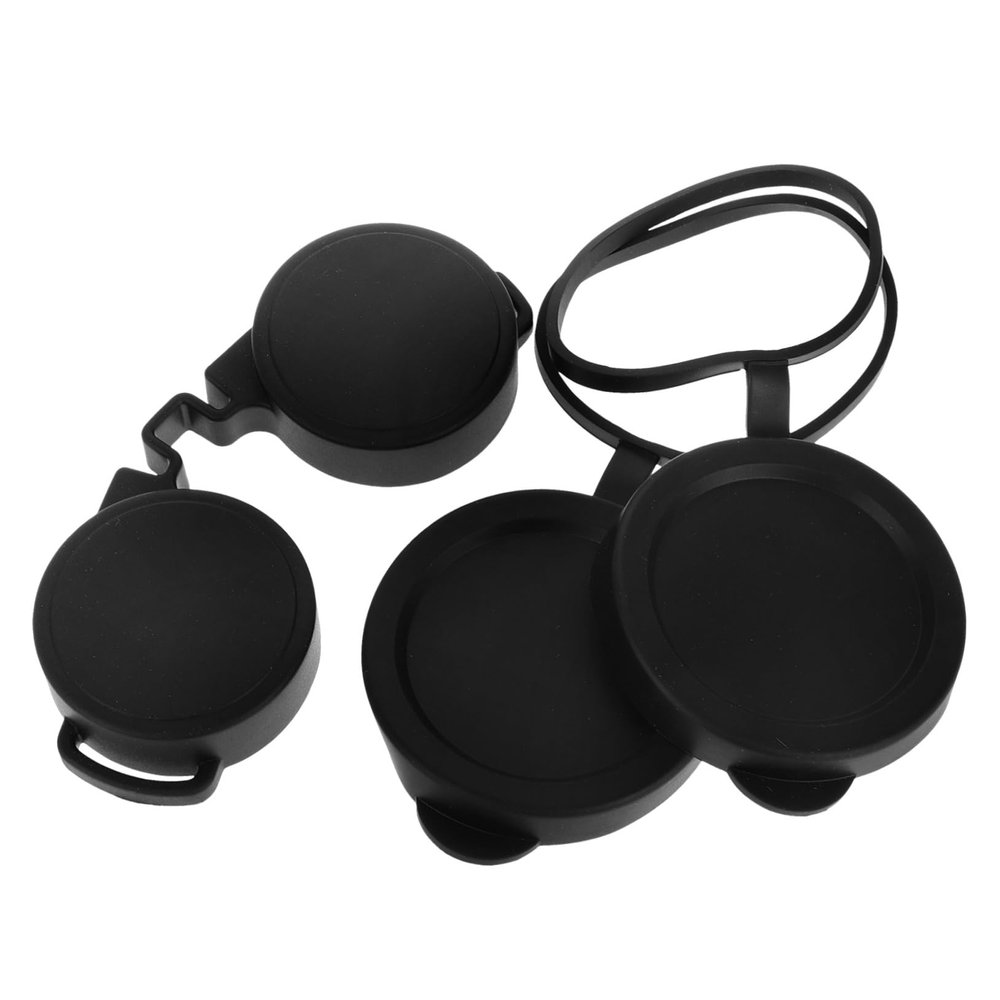 SUPVOX 3pcs Binoculars Lens Caps Objective Lens Cover for Binoculars Protective Dustproof Easy to Use for Outdoor Activities