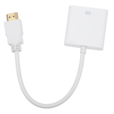 KALLORY to Video Converter Adapter High-Definition to Adapter for Projectors Monitors and Laptops Signal Transmission No Audio Output Compact and Efficient Design