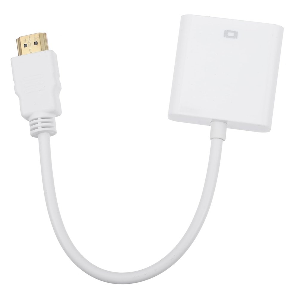 KALLORY to Video Converter Adapter High-Definition to Adapter for Projectors Monitors and Laptops Signal Transmission No Audio Output Compact and Efficient Design