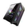 Artibetter RGB Gaming Computer Case Side Panel Mid Tower Design USB Interface and Colorful Led Lighting RGB view 1