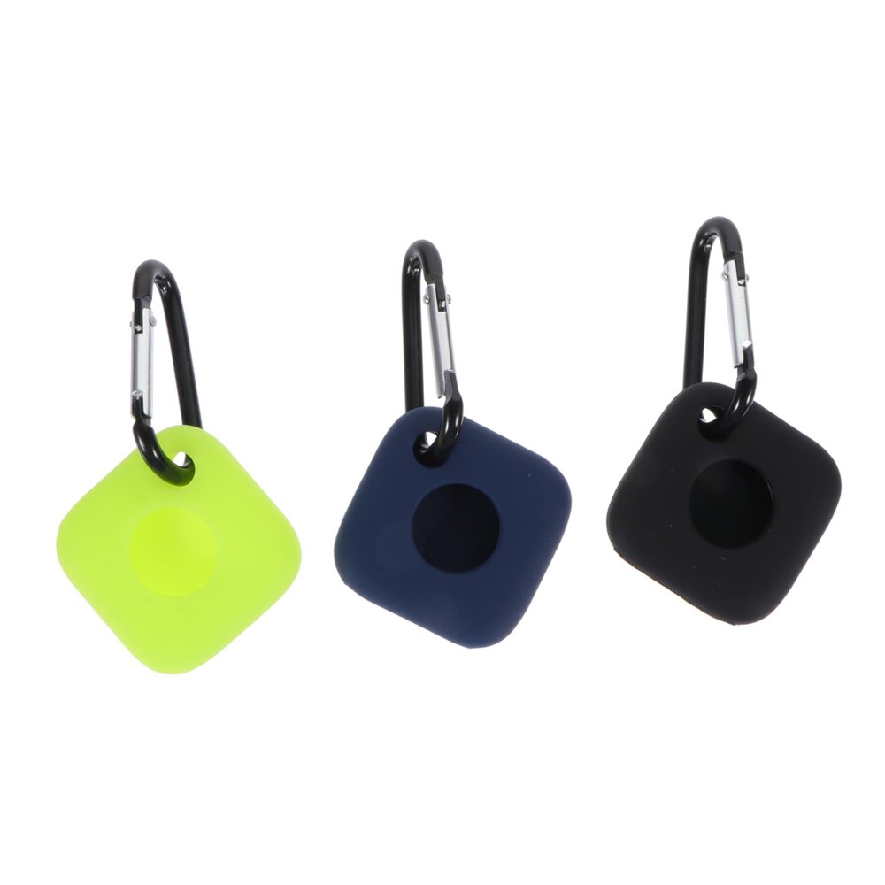 Uonlytech 3pcs Silicone Protective Case for Tile Mate Shockproof Scratch Keychain Cover Easy to Install Lightweight Design for Wallets Keys and Bags