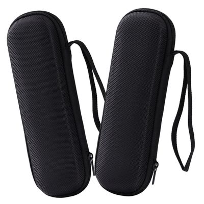 DIYEAH 2pcs Cable Organizer Bag for Earphones and Data Cables Small Headphone Storage Case for Travel and Daily Use Lightweight and Easy to Clean Black