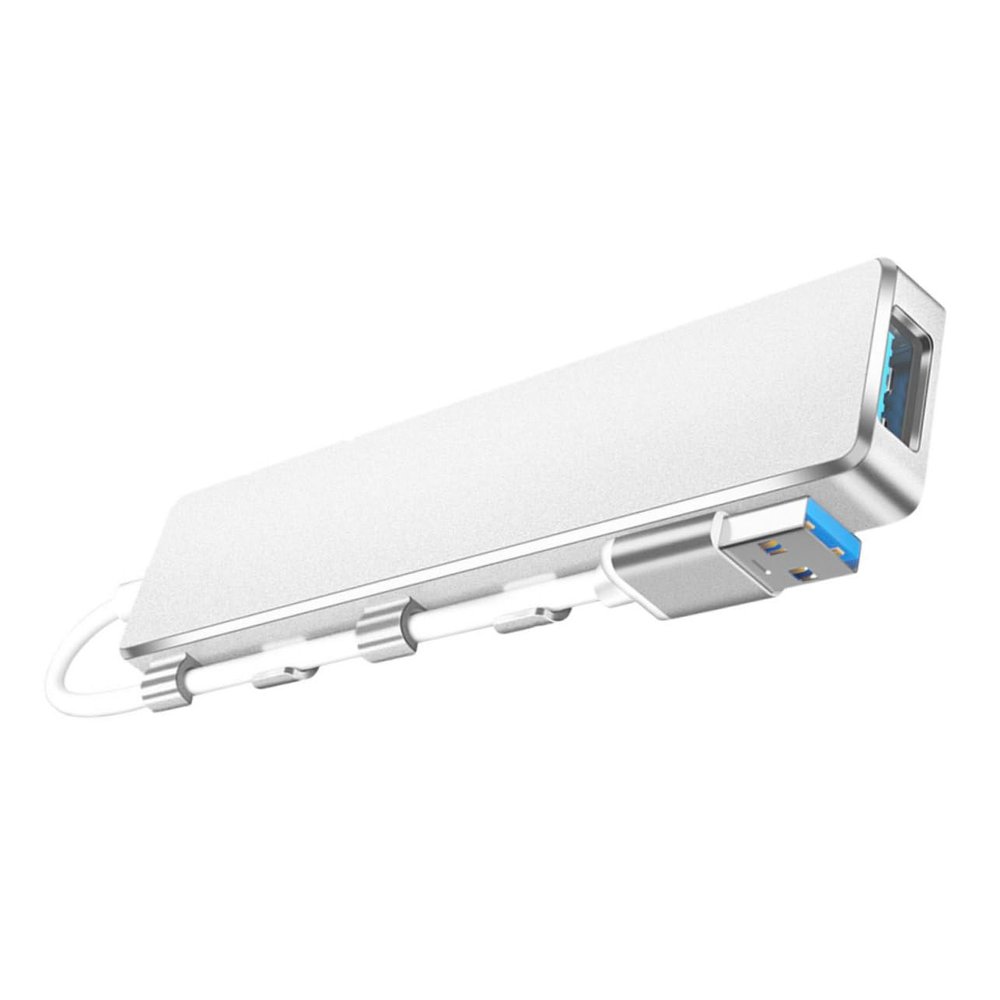 balacoo 1pc Port USB Hub Type Power Supply Data Expansion Adapter for Laptop Tablet Phone Connectivity