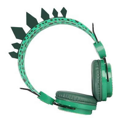 balacoo Children's Headphones with Dinosaur Shape Rhinestones Volume Limit for School Smartphone