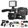 Minolta MN4KPRO 4K60FPS UHD 64 MP Autofocus Pro Camcorder Kit w/WiFi Bundle with 128GB Memory Card + Cleaning kit + Memory Card Wallet + USB Card Reader, SD/microSD view 1