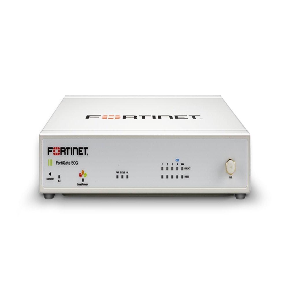 Fortinet FortiGate-50G Firewall for Branch and Small Offices with 1-Year FortiGuard AI-Powered Enterprise Security Services (FG-50G-BDL-809-12)