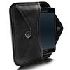 BoxWave Case Compatible with Umidigi Z2 Special Edition - Elite Leather Messenger Pouch, Synthetic Leather Cover Case Envelope Design - Jet Black view 4