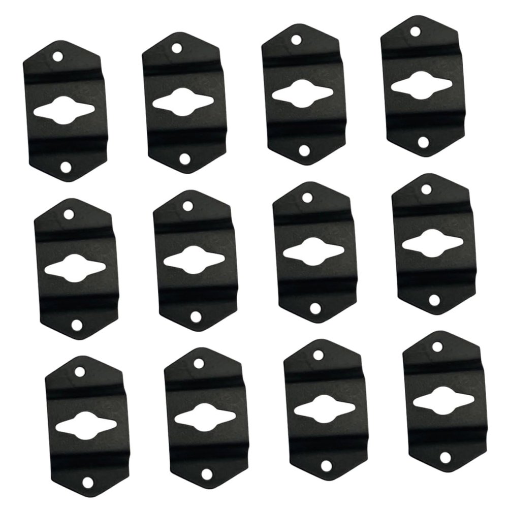 BRIGHTFUFU 20pcs Hanging Speaker Wall Plate Shaped Hooks for Audio Speaker Bracket for Sound Box