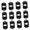 BRIGHTFUFU 20pcs Hanging Speaker Wall Plate Shaped Hooks for Audio Speaker Bracket for Sound Box view 1