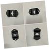 BRIGHTFUFU 20pcs Hanging Speaker Wall Plate Shaped Hooks for Audio Speaker Bracket for Sound Box view 2