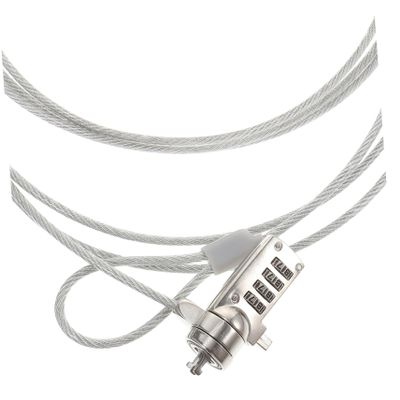 Angoily 1.8m Laptop Lock Security Cable -Theft Notebook Lock Cable for Laptop Tablet Desktop Easy to Use Cut-Resistant Design for Enhanced