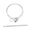 Angoily 1.8m Laptop Lock Security Cable -Theft Notebook Lock Cable for Laptop Tablet Desktop Easy to Use Cut-Resistant Design for Enhanced view 2