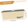 DIYEAH Cable Organizer Bag Cord Storage Box Computer Cable Storage Power Strip Cover Wire Box Organizer view 2