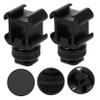DIYEAH Hot Shoe Base Kit 2 Sets Camera Hot Shoe Mount Adapter Universal Camera Accessories view 2