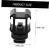 DIYEAH Hot Shoe Base Kit 2 Sets Camera Hot Shoe Mount Adapter Universal Camera Accessories view 4
